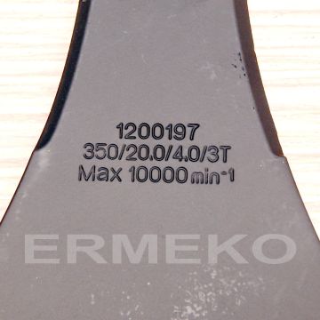 Cutit motocoasa Ø 350mm (exterior), Ø 20mm (interior)