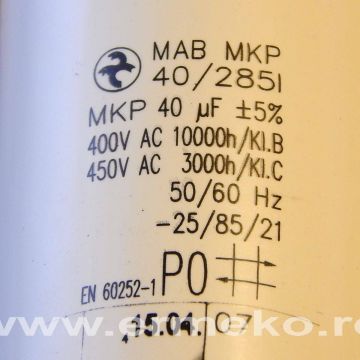 Condensator 40µF