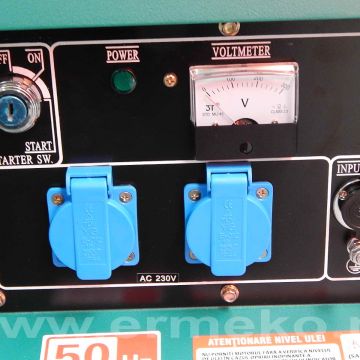 Generator de curent monofazat, stationar