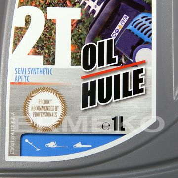 Ulei rosu X'OIL 1L semi sintetic pentru motoare in 2 timpi - API TC