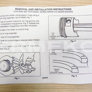Set segmenti STD motor BRIGGS & STRATTON 843793