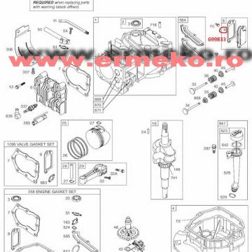 Garnitura aerisire BRIGGS & STRATTON