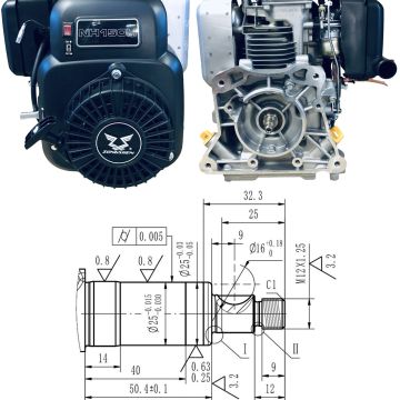 Motor ZONGSHEN NH150H - 4CP - pentru compactoare - ER01-99022