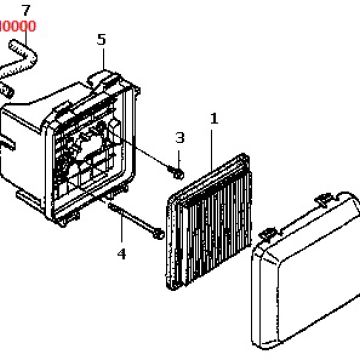 Garnitura carburator HONDA GC135, GCV135, GCV160, GCV190, GSV190 - 17228-ZM0-000 - 17228ZM0000