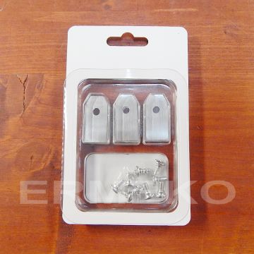 Set cutite (9 cutite + 9 suruburi) robot tuns gazon HUSQVARNA 1200R, R38LI, R40LI, R45LI, R50LI, R70LI, R80Li, R160, Sileno, Sileno+, 210CC