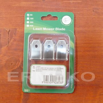 Set cutite (9 cutite + 9 suruburi) robot tuns gazon HUSQVARNA 1200R, R38LI, R40LI, R45LI, R50LI, R70LI, R80Li, R160, Sileno, Sileno+, 210CC - ER-F91108338