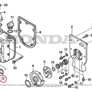 O ring HONDA GX120U1