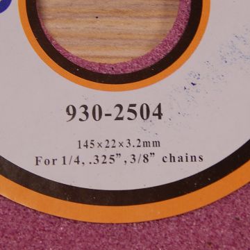 Disc pentru ascutit lant 145x22x3,2mm