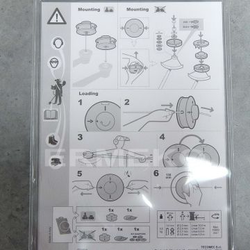 Caseta filament - universal trimmer line head EASYLOAD