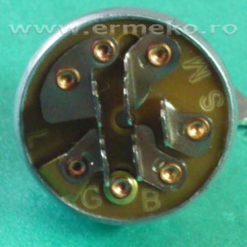 Contact cu cheie cu 5 poli - 12V - 24V