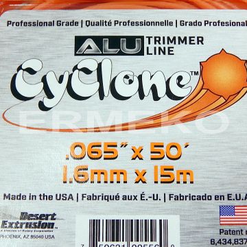 Fir damil aluminiu (fir nylon pentru cosit) CYCLONE profesional - 1.6mmx15m
