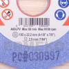 Disc pentru ascutit lant 105x22,2x2,9mm, pentru lant 1/4"